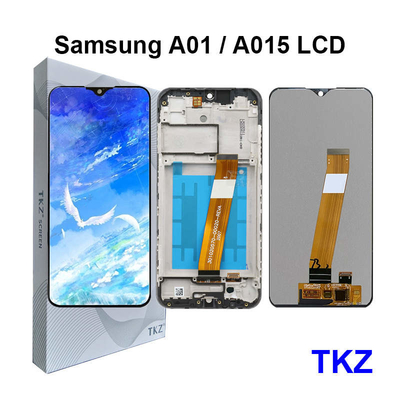 โทรศัพท์ Refurbished หน้าจอ LCD สำหรับ SAM A01 A015 จอแสดงผล Lcd หน้าจอสัมผัส Digitizer